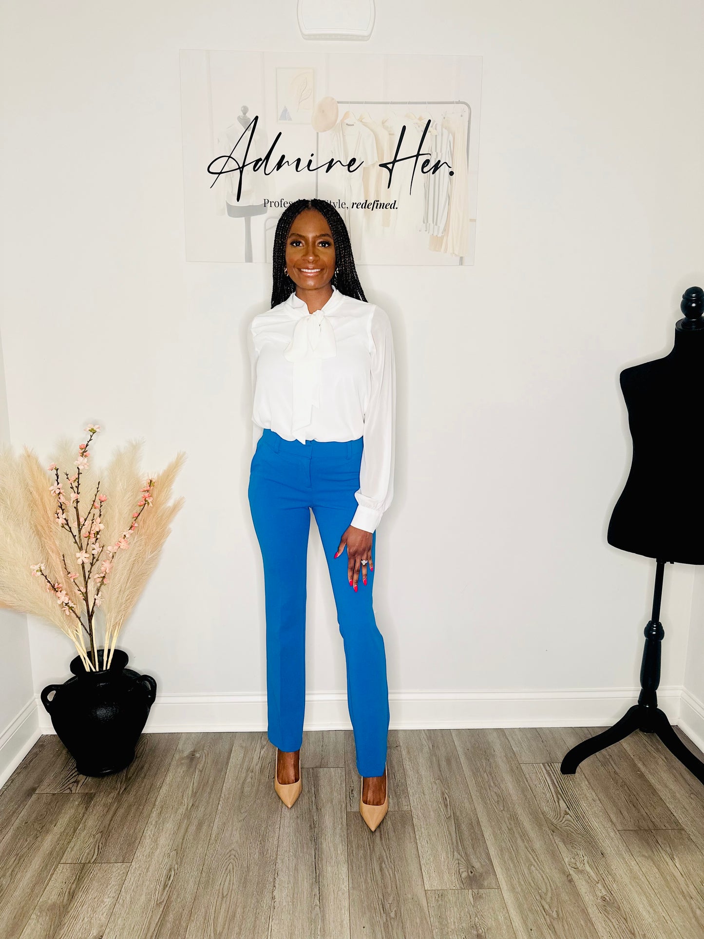 Surf Blue Dress Pant