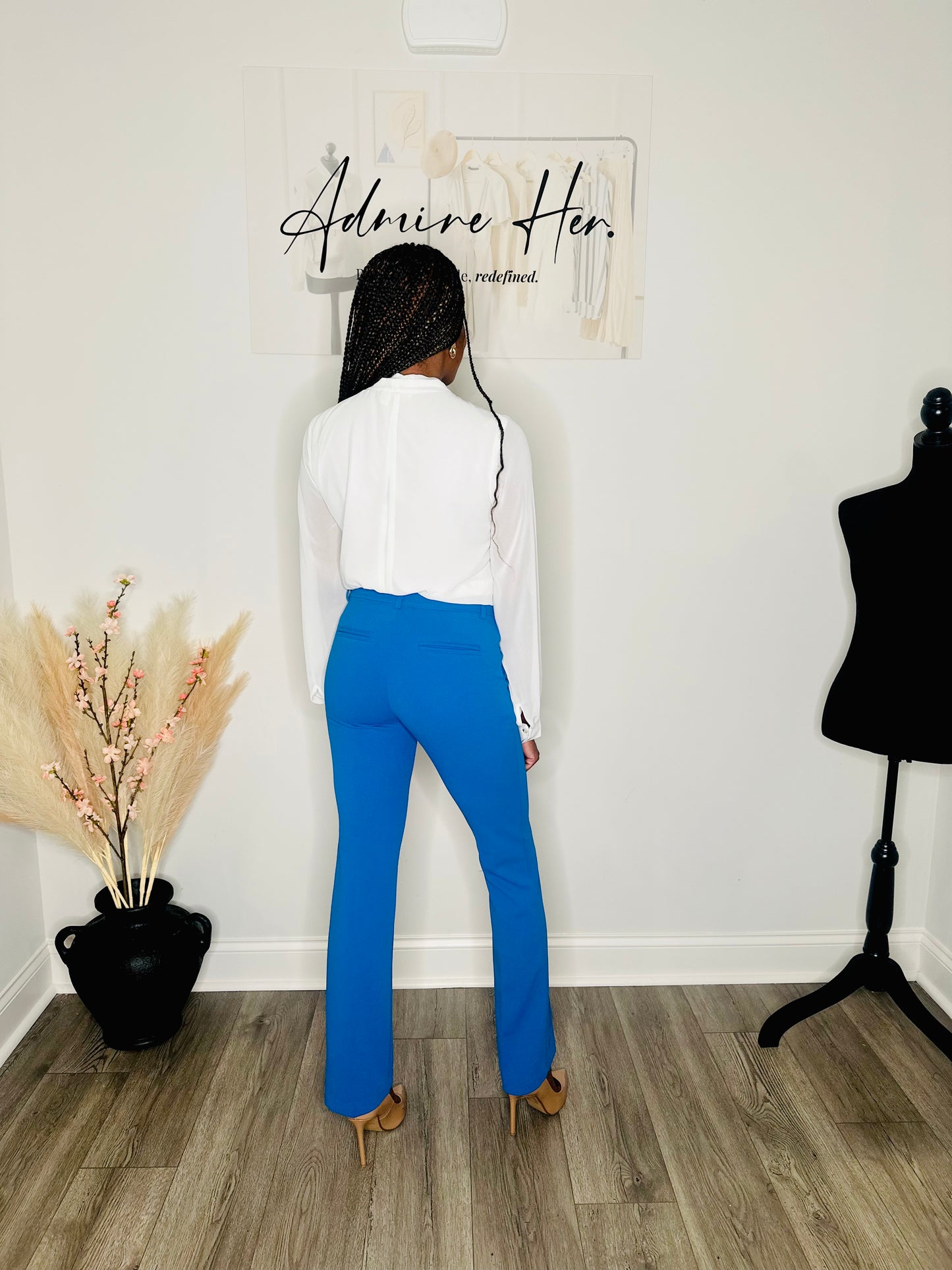 Surf Blue Dress Pant
