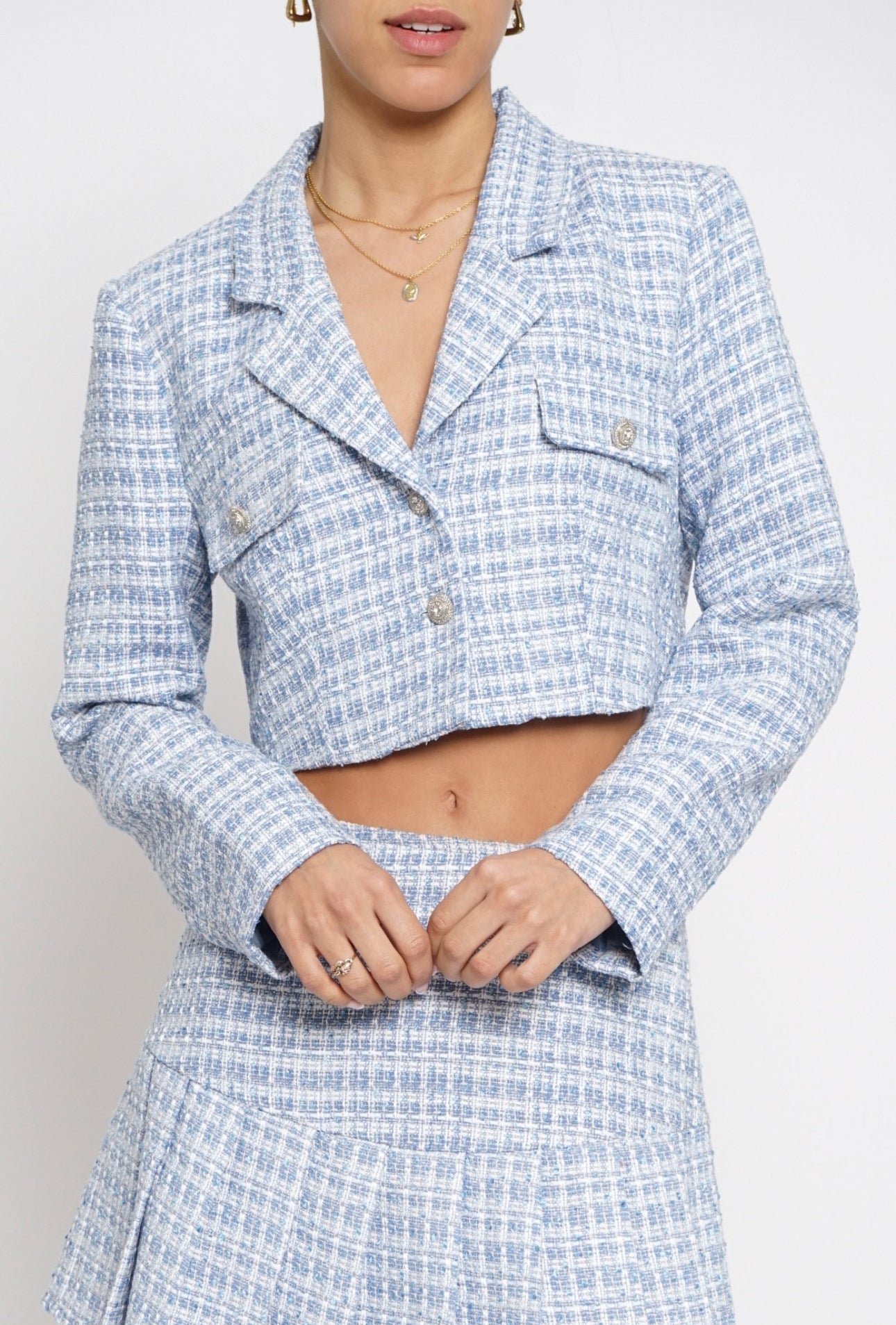 Boucle Cropped Jacket